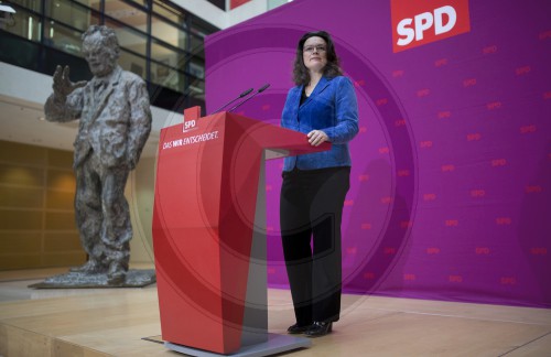 PK mit Andrea Nahles