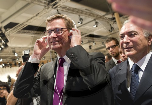 Aussenminister Westerwelle eroeffnet Frankfurter Buchmesse