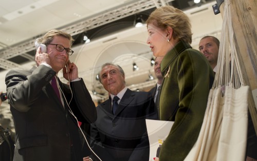 Aussenminister Westerwelle eroeffnet Frankfurter Buchmesse