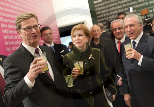 Aussenminister Westerwelle eroeffnet Frankfurter Buchmesse