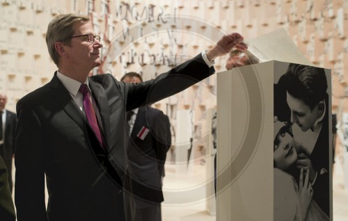 Aussenminister Westerwelle eroeffnet Frankfurter Buchmesse