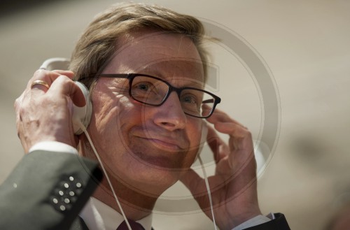 Aussenminister Westerwelle eroeffnet Frankfurter Buchmesse