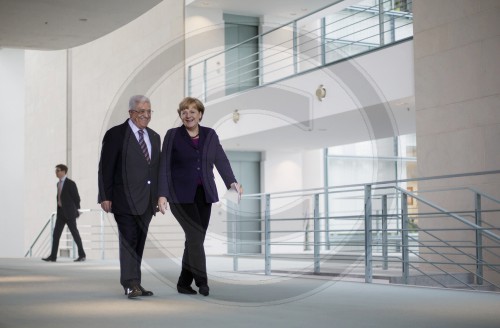 Merkel, Abbas