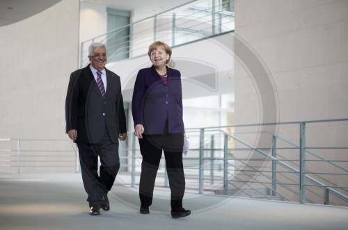 Merkel, Abbas