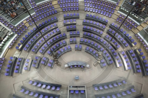 Neue Sitzordnung im Bundestag