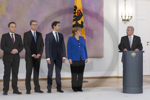 Friedrich, Westerwelle, Roesler, Merkel, Gauck