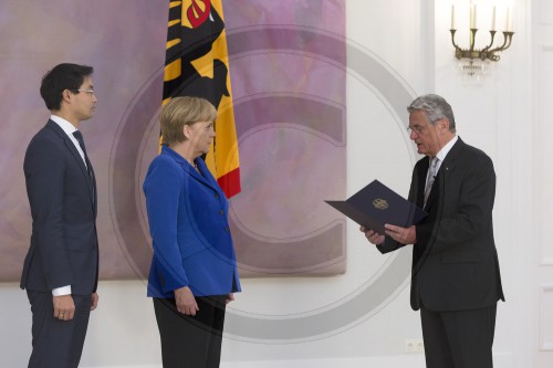 Roesler, Merkel, Gauck