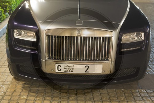 Ein Rolls Royce in Abu Dhabi
