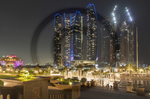 Jumeirah Hotel in den Etihad Towers in Abu Dhabi