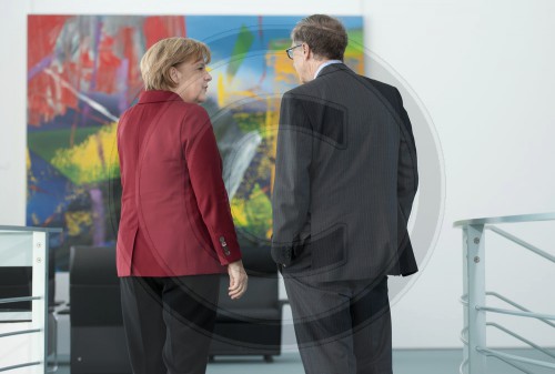 Merkel trifft Bill Gates
