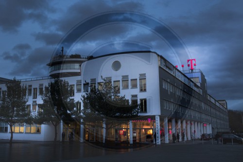 Gebaeude der Zentrale der Deutsche Telekom AG