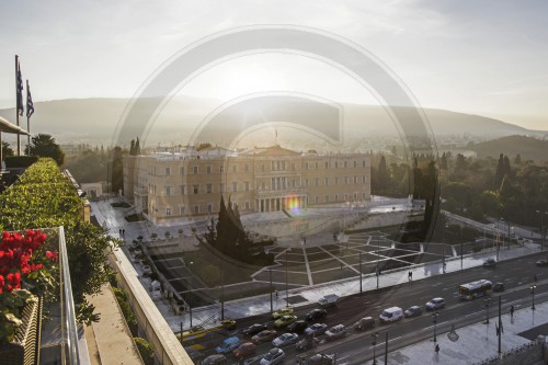 Parlamentsgebaeude in Athen