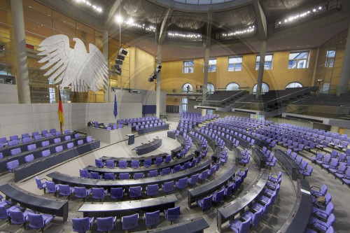 leerer Bundestag