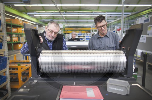 Produktion bei Heidelberger Druckmaschinen AG