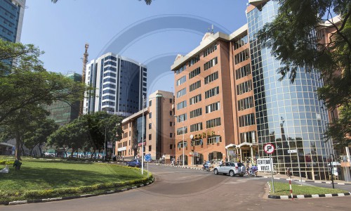 Strassenszene in Kigali