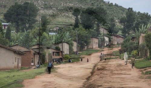 Ruandisches Dorf