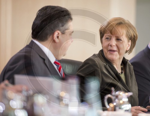 Merkel und Gabriel