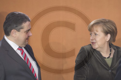 Gabriel und Merkel