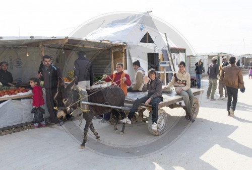 Fluechtlingslager in Jordanien