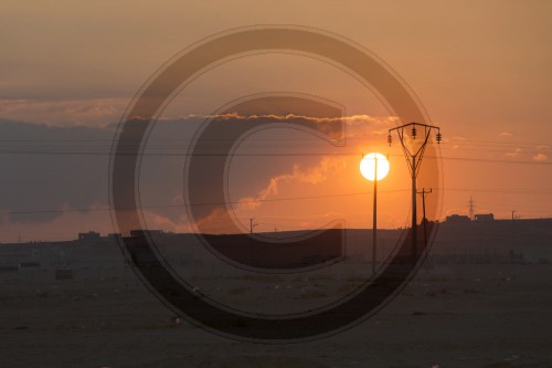 Sonnenuntergang in Jordanien