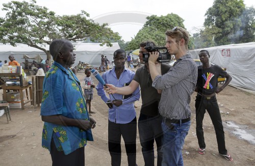 Fluechtlingslager in Bangui