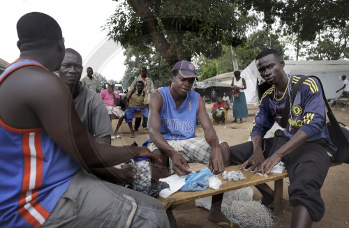 Fluechtlingslager in Bangui