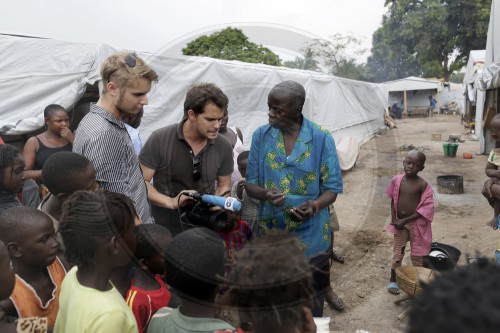 Fluechtlingslager in Bangui