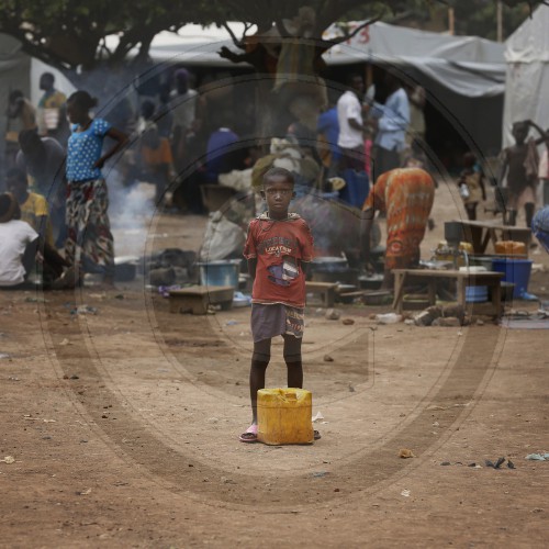 Fluechtlingslager in Bangui