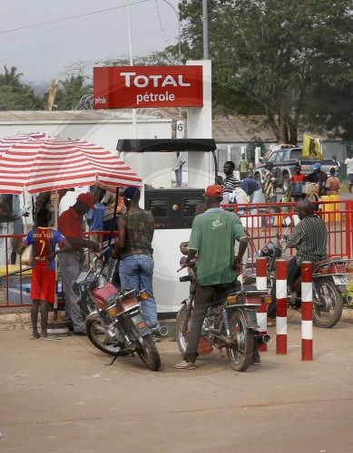 Tankstelle in Bangui