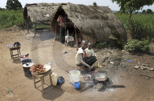 Landleben in Zentralafrika