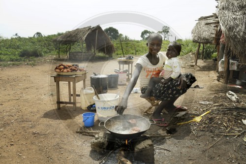 Landleben in Zentralafrika