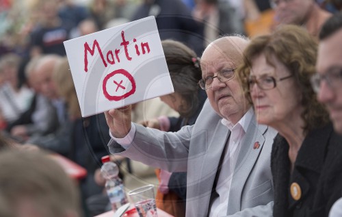 Wahlkampfkundgebung mit Martin Schulz