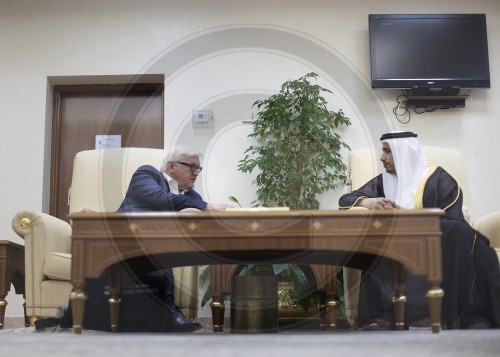 Bundesaussenminister Frank-Walter Steinmeier, SPD, besucht die Vereinigten Arabischen Emirate