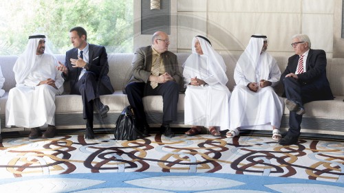 Bundesaussenminister Frank-Walter Steinmeier, SPD, besucht die Vereinigten Arabischen Emirate