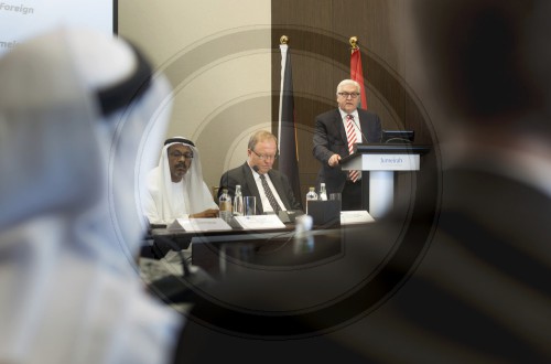 Bundesaussenminister Frank-Walter Steinmeier, SPD, besucht die Vereinigten Arabischen Emirate