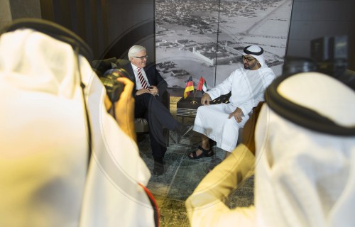Bundesaussenminister Frank-Walter Steinmeier, SPD, besucht die Vereinigten Arabischen Emirate