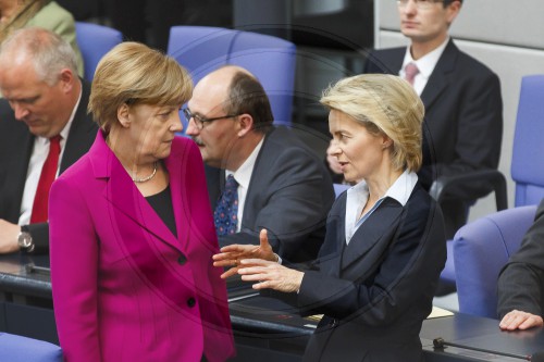 Angela Merkel, Ursula von der Leyen