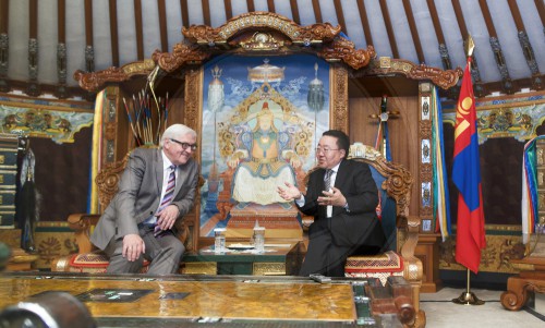 Steinmeier besucht Mongolei