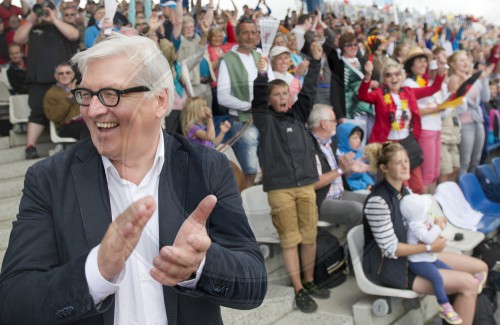 12.07.2014 BM besucht Kanu-WM