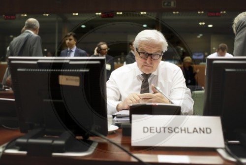 Steinmeier bei AM-Treffen in Bruessel