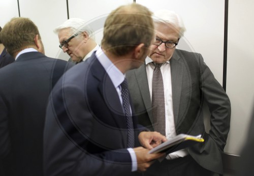 Steinmeier bei AM-Treffen in Bruessel