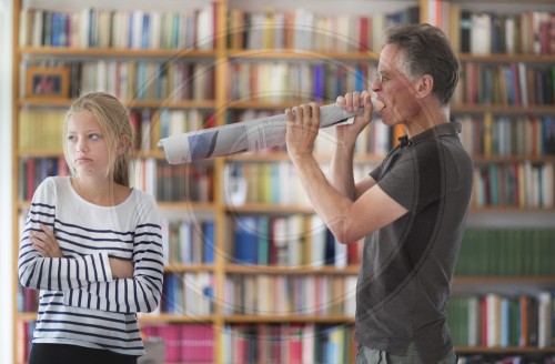 Kommunikation zwischen Vater und Tochter