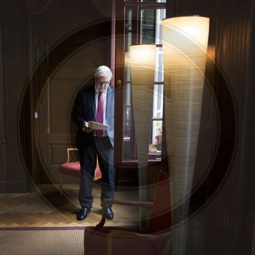 Steinmeier trifft AM in der Villa Borsig