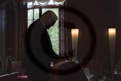Steinmeier trifft AM in der Villa Borsig