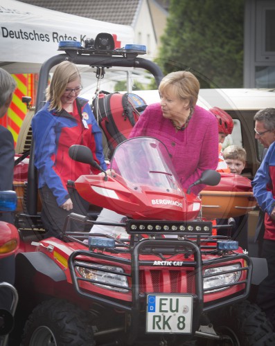 Besuch der Bundeskanzlerin Angela Merkel beim Bundesamt fuer Bevoelkerungsschutz und Katasthrophenhilfe BBK