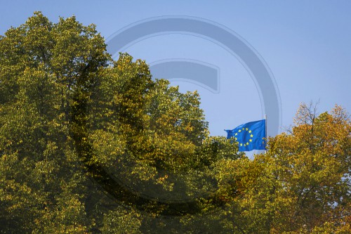 Europafahne weht in Berlin