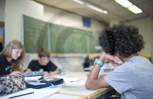 Schueler einer integrierten Gesamtschule