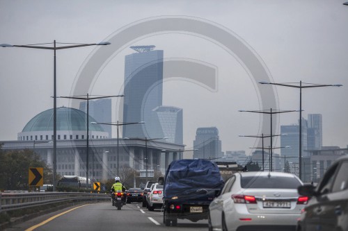 Strassenverkehr in Seoul