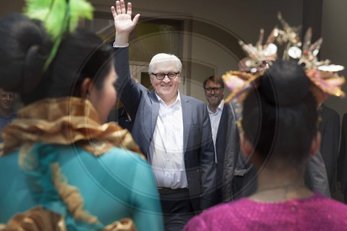 Bundesaussenminister Frank-Walter Steinmeier, SPD in Jakarta