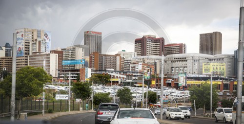Blick auf Johannesburg Suedafrika